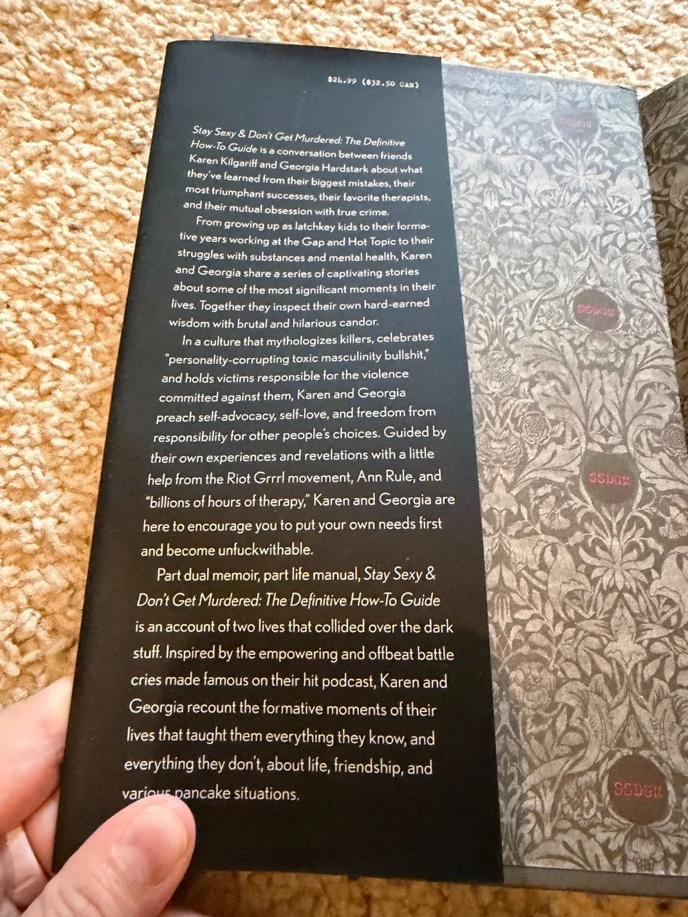 Stay Sexy & Don't Get Murdered by Karen Kilgariff & Georgia Hardstark-Hardcover